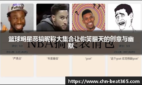 篮球明星恶搞昵称大集合让你笑翻天的创意与幽默
